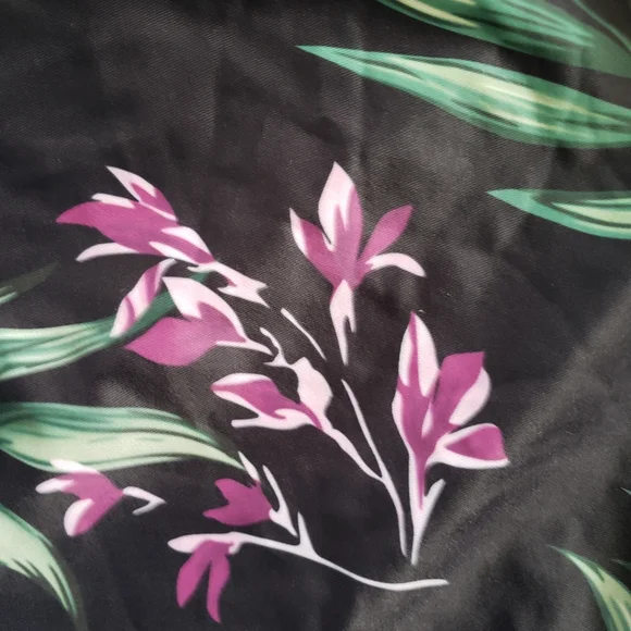 Floral Halter Tankini Top Swimsuit - Picture 5 of 7